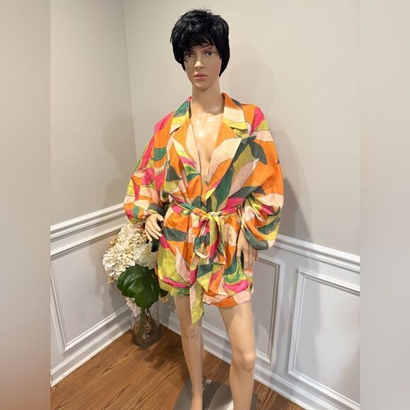 NWT uptown Gal colorful romper - Picture 3 of 7